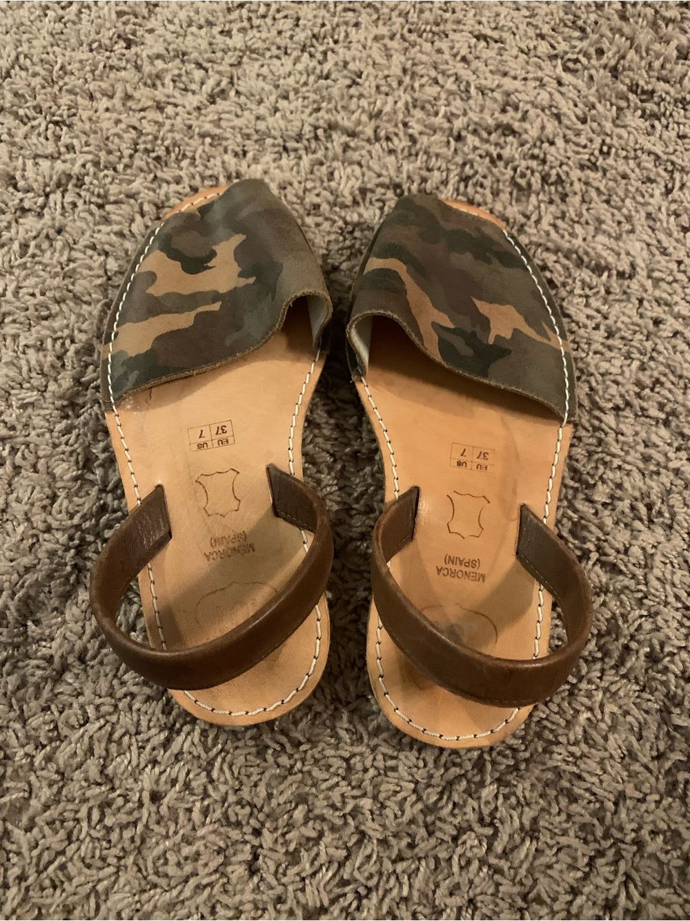Avarcas Camouflage Open-Toe Sandals - Picture 5 of 13